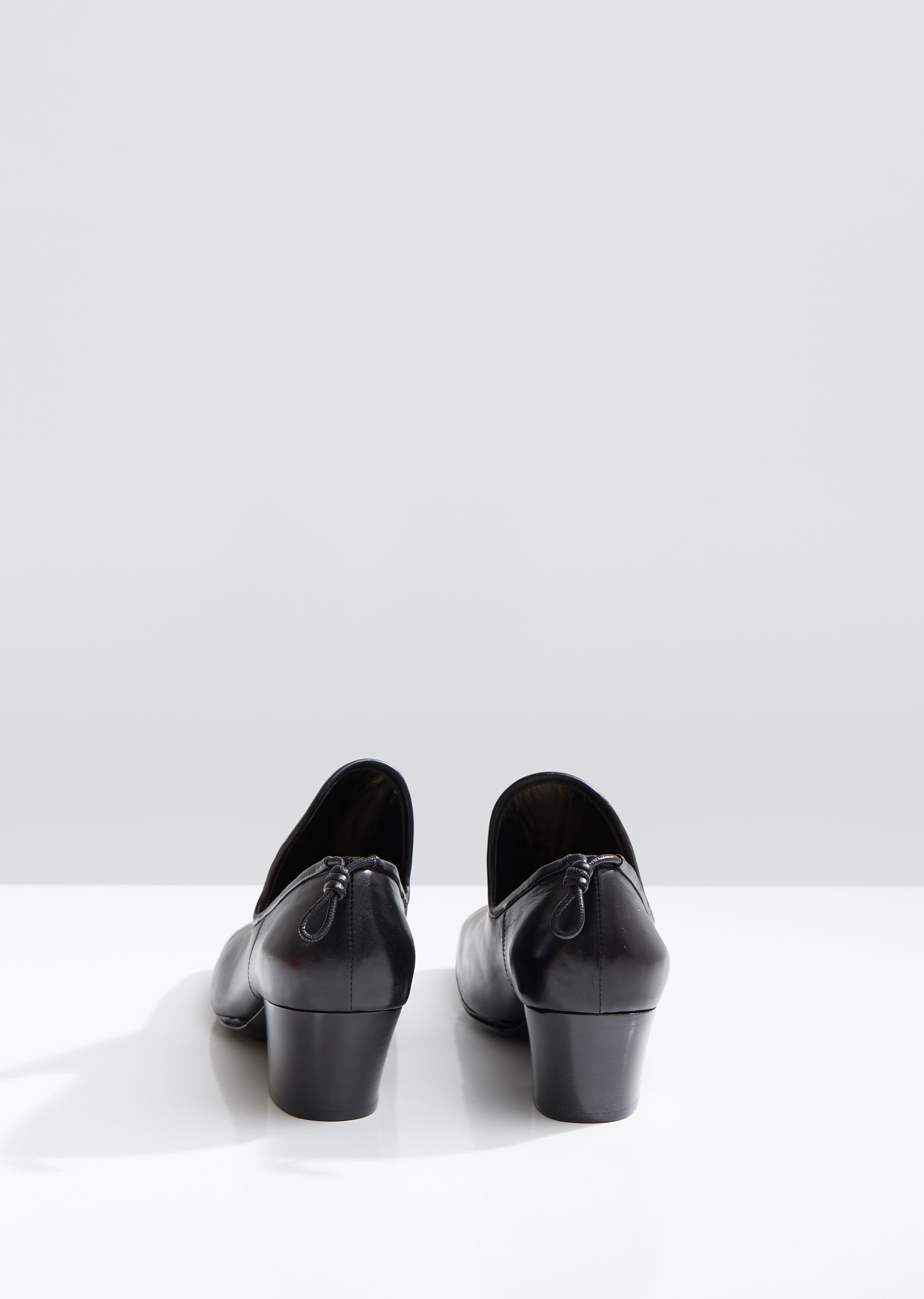 lemaire soft heeled loafers