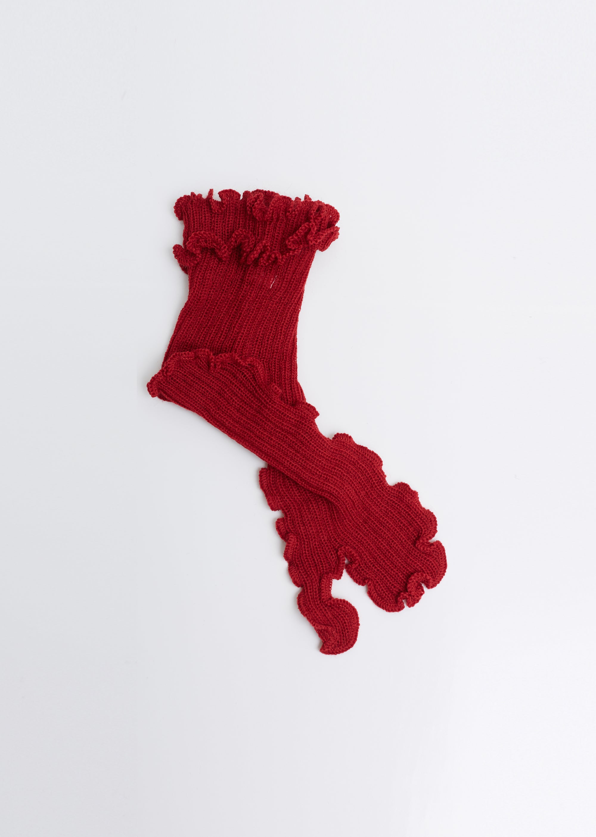 Ribbed Tabi Socks by MM6 Maison 