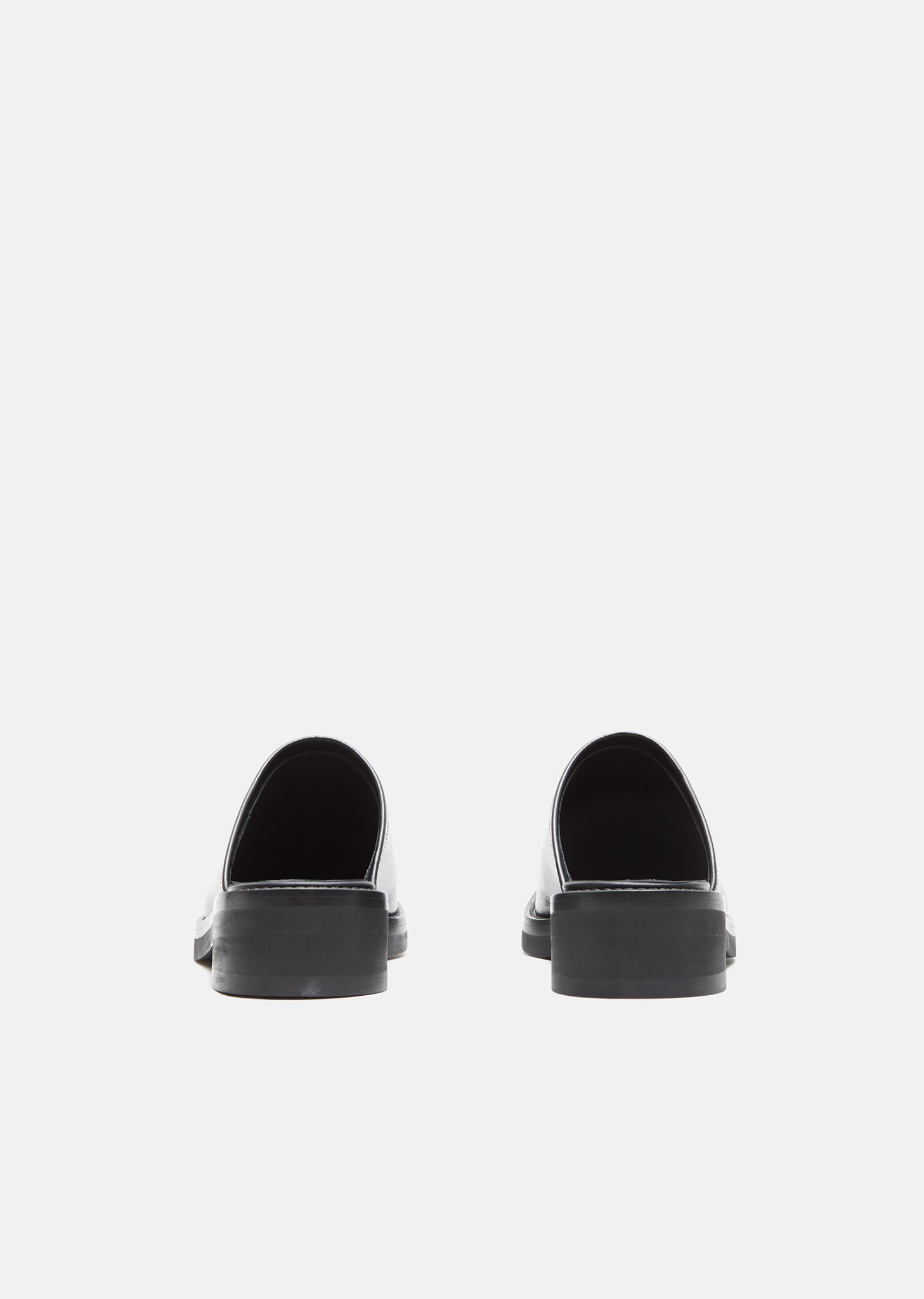 Leather Mules by Ann Demeulemeester- La Garçonne