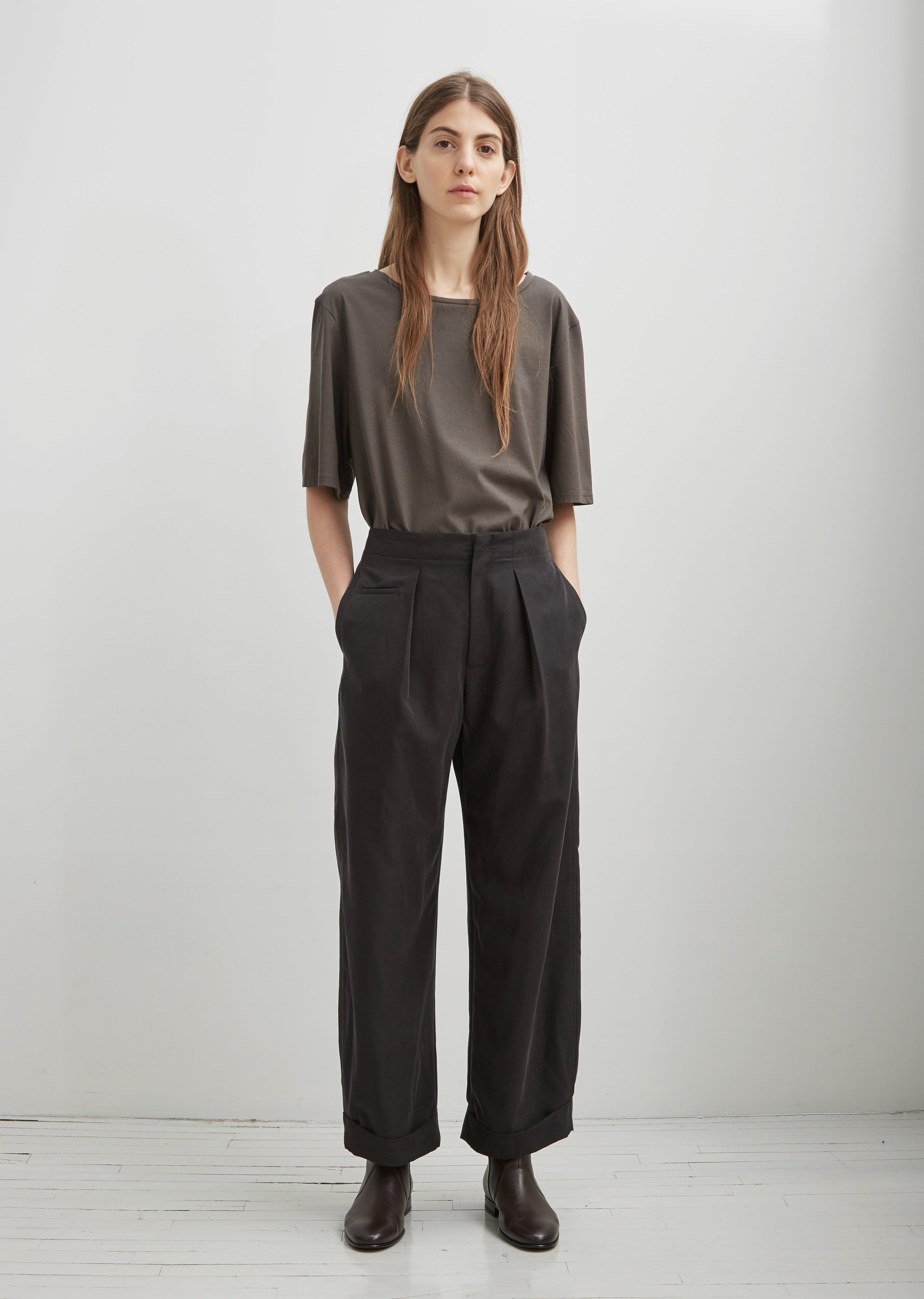 Fuji Silk Army Trouser – La Garçonne