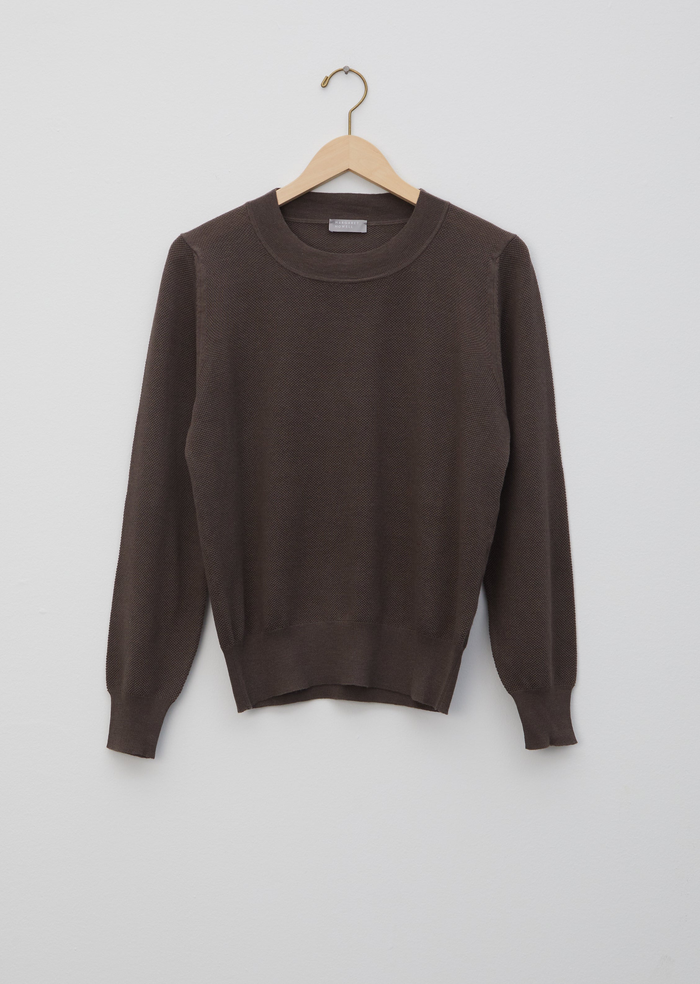 Cotton Cashmere Silk Pique Sweater – La Garçonne