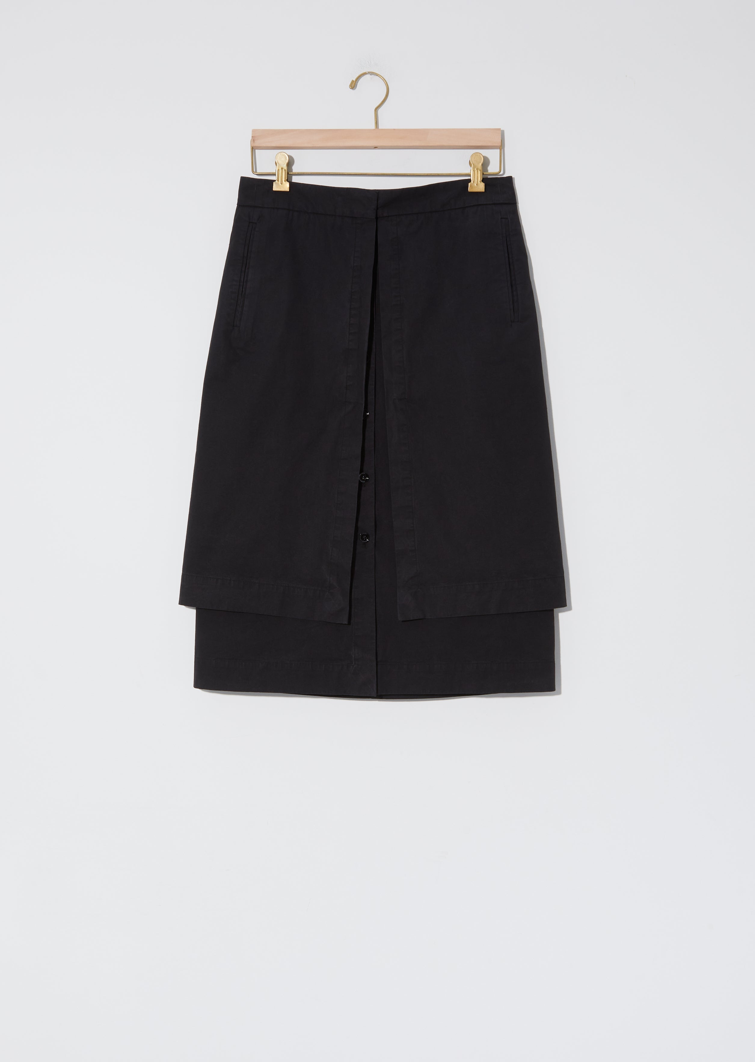 Cotton Double Skirt – La Garçonne