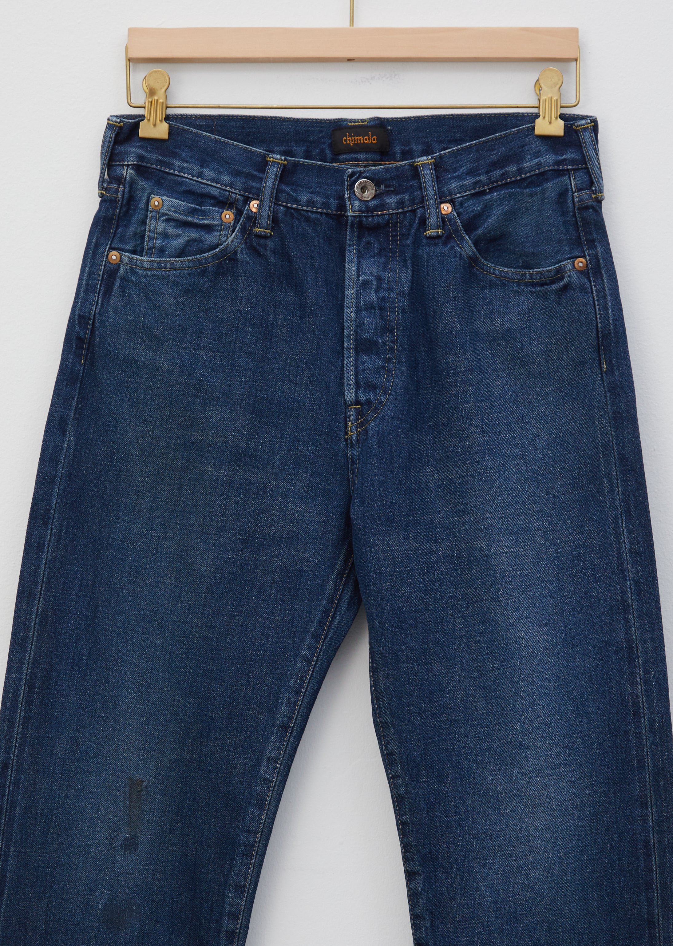 Selvedge Denim Used Ankle Cut Jeans – La Garçonne