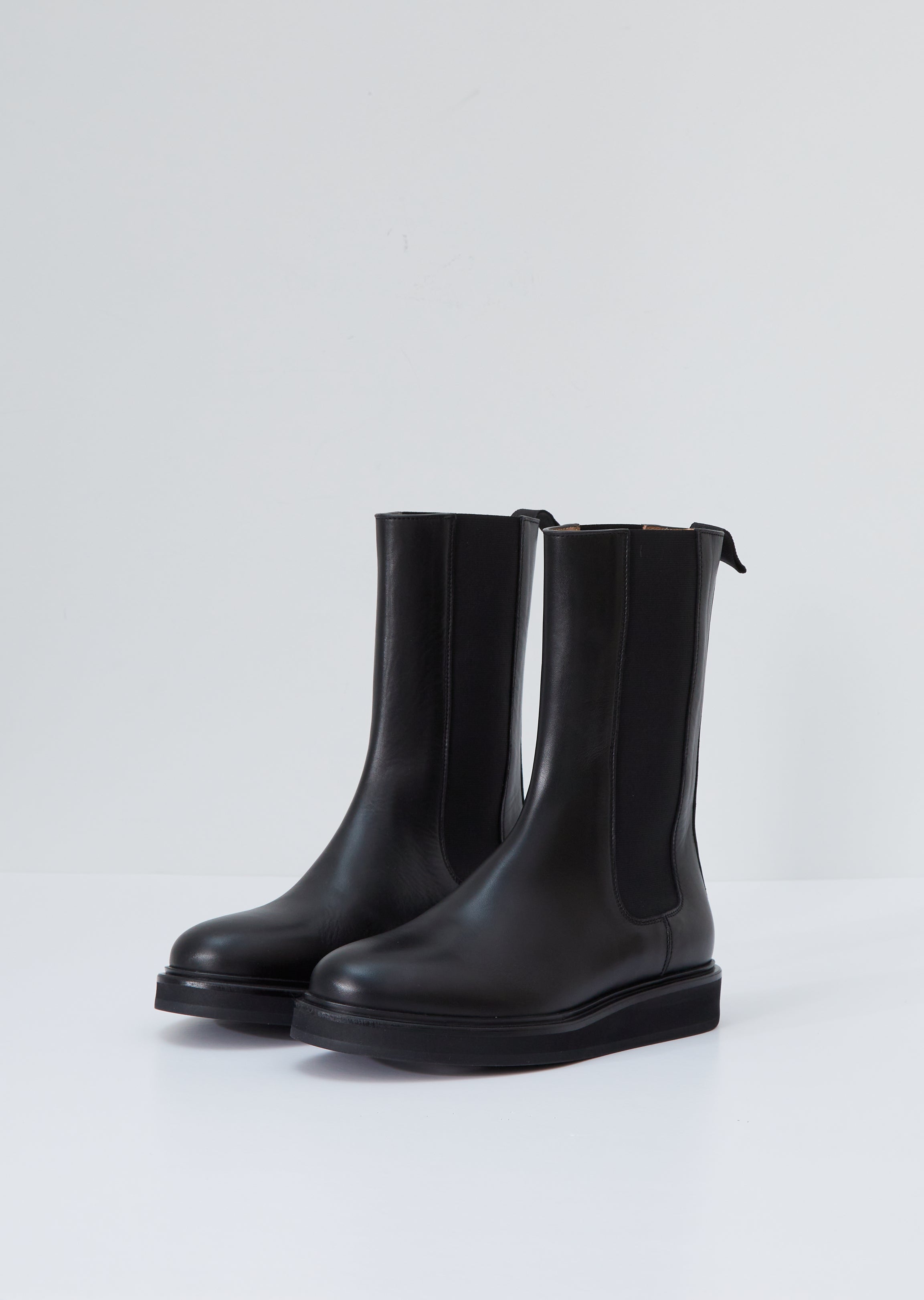 Chelsea High Boot — Black – La Garçonne