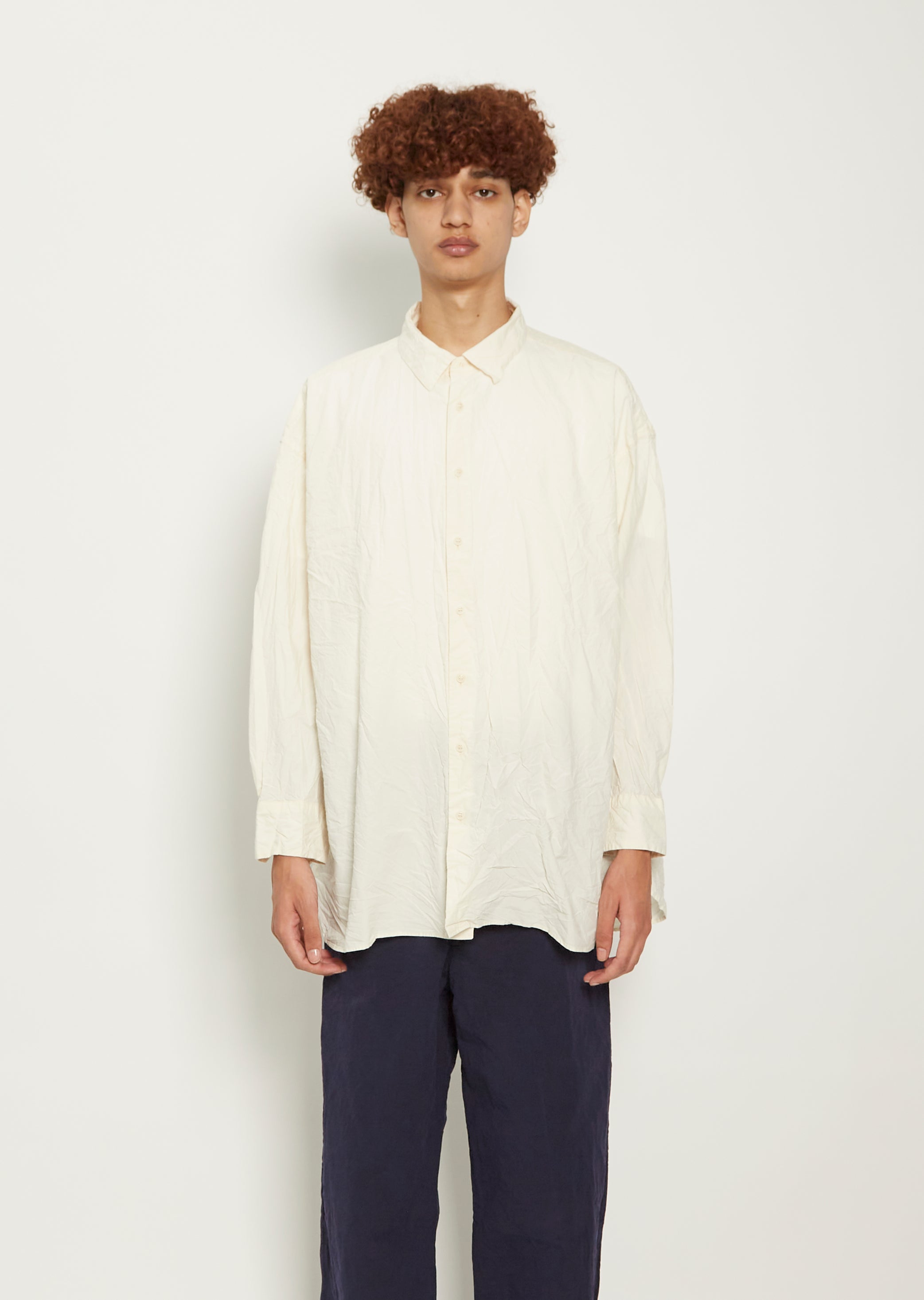 Men's Hamnet Cotton Shirt - S / Natural