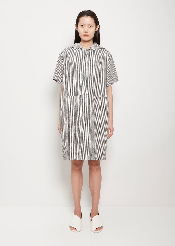 The Falconer Crumpled Cupro Dress – La Garçonne