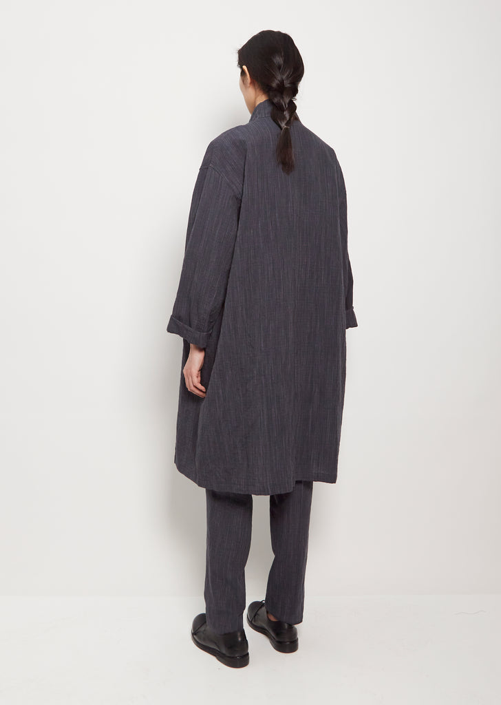 Oversize Linen Cotton Coat – La Garçonne