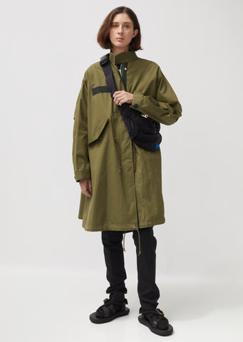 sacai COTTON NYLON OXFORD COAT | www.vancouverexecutivecoaching.ca