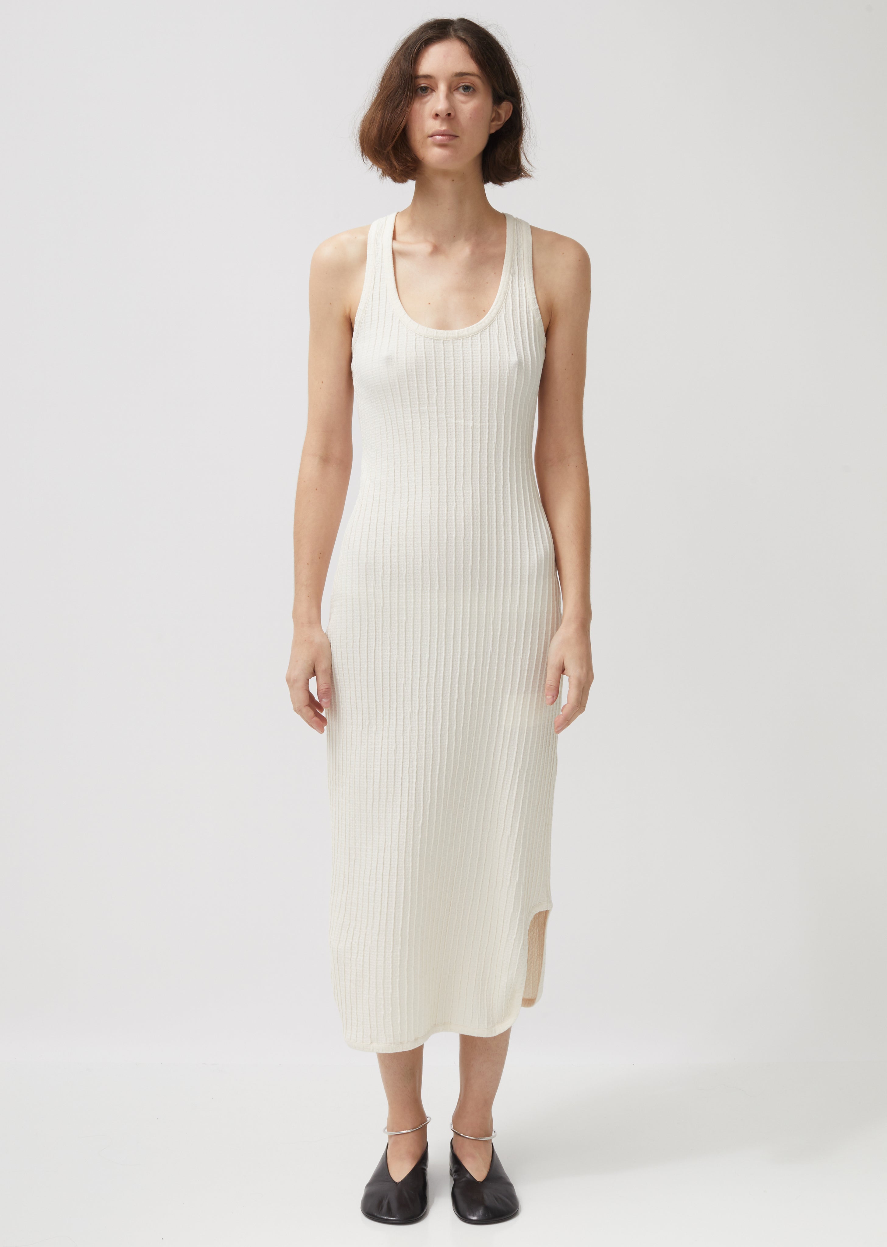 cotton jersey tank dress