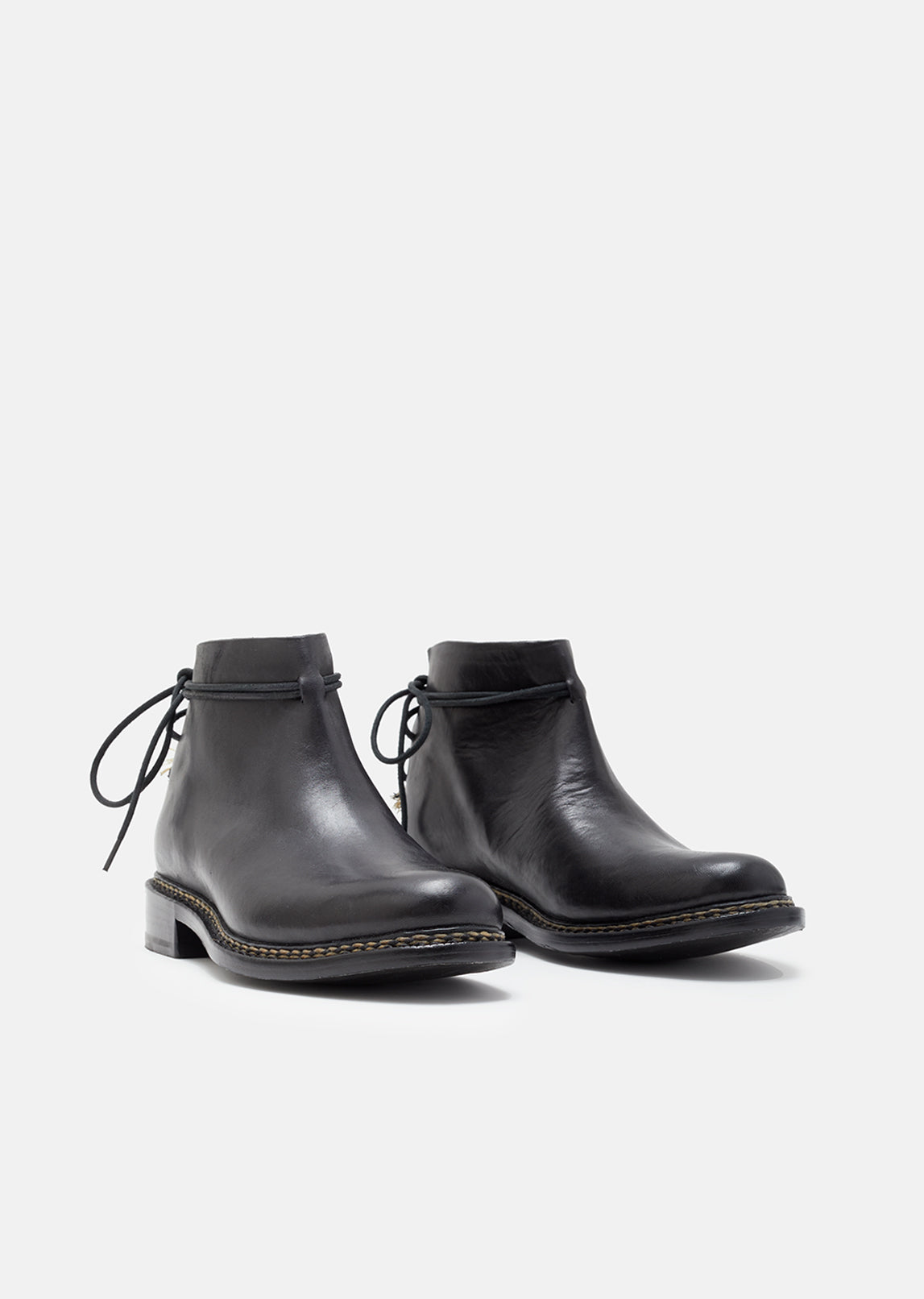 feit braided lace up boot