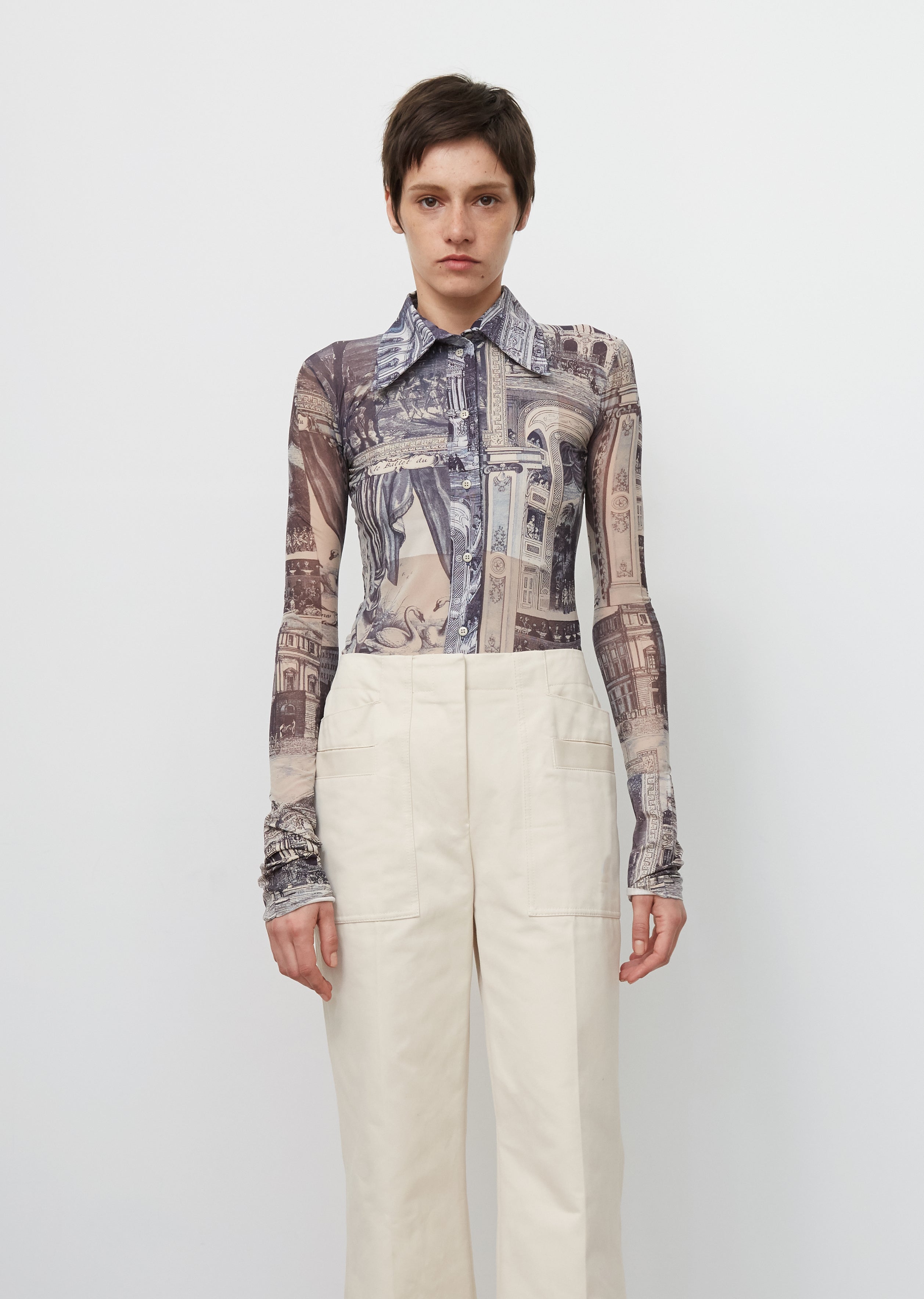 acne studios estefani blouse