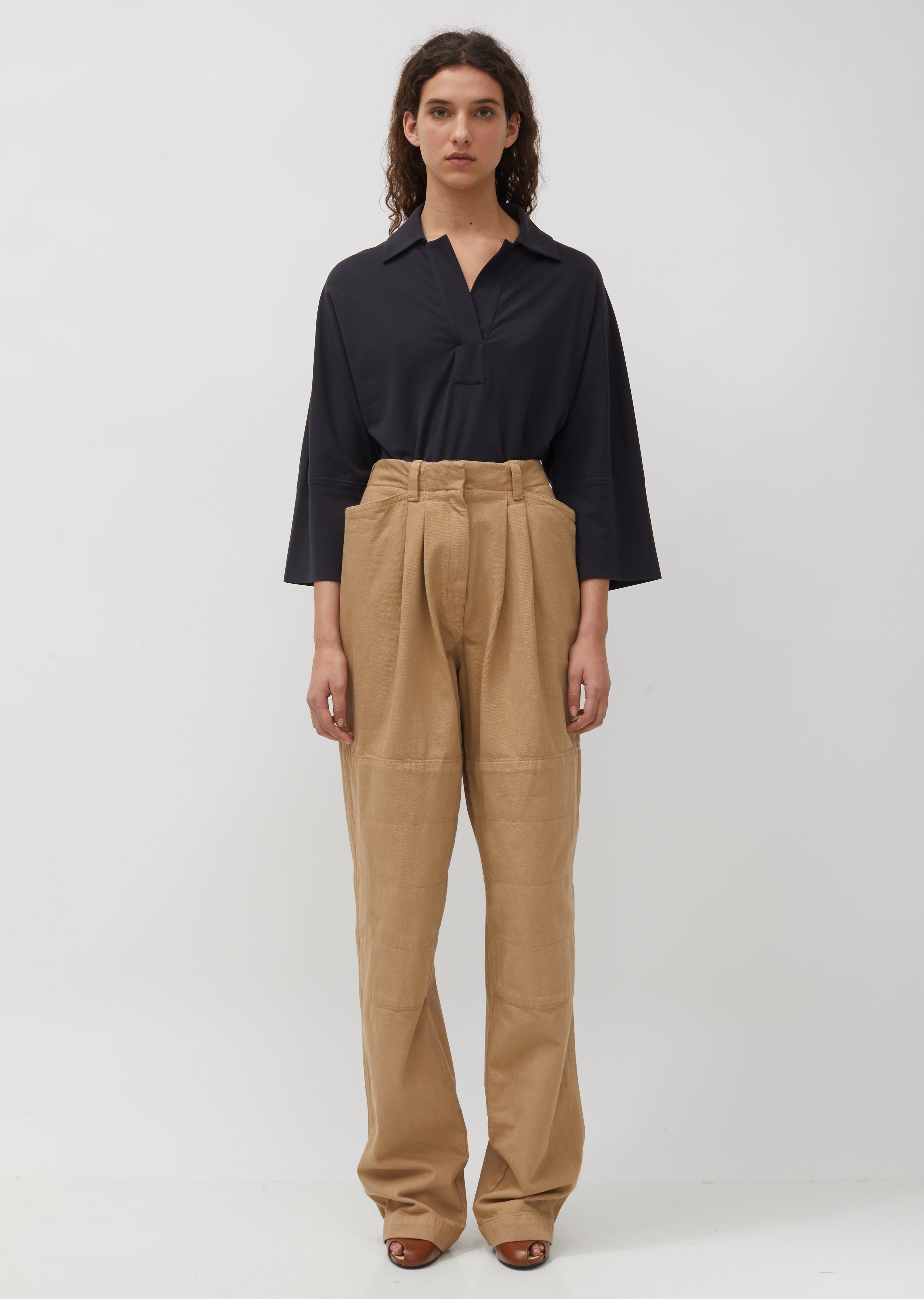 lemaire 20ss wide leg pants 高級感 10455円 sandorobotics.com