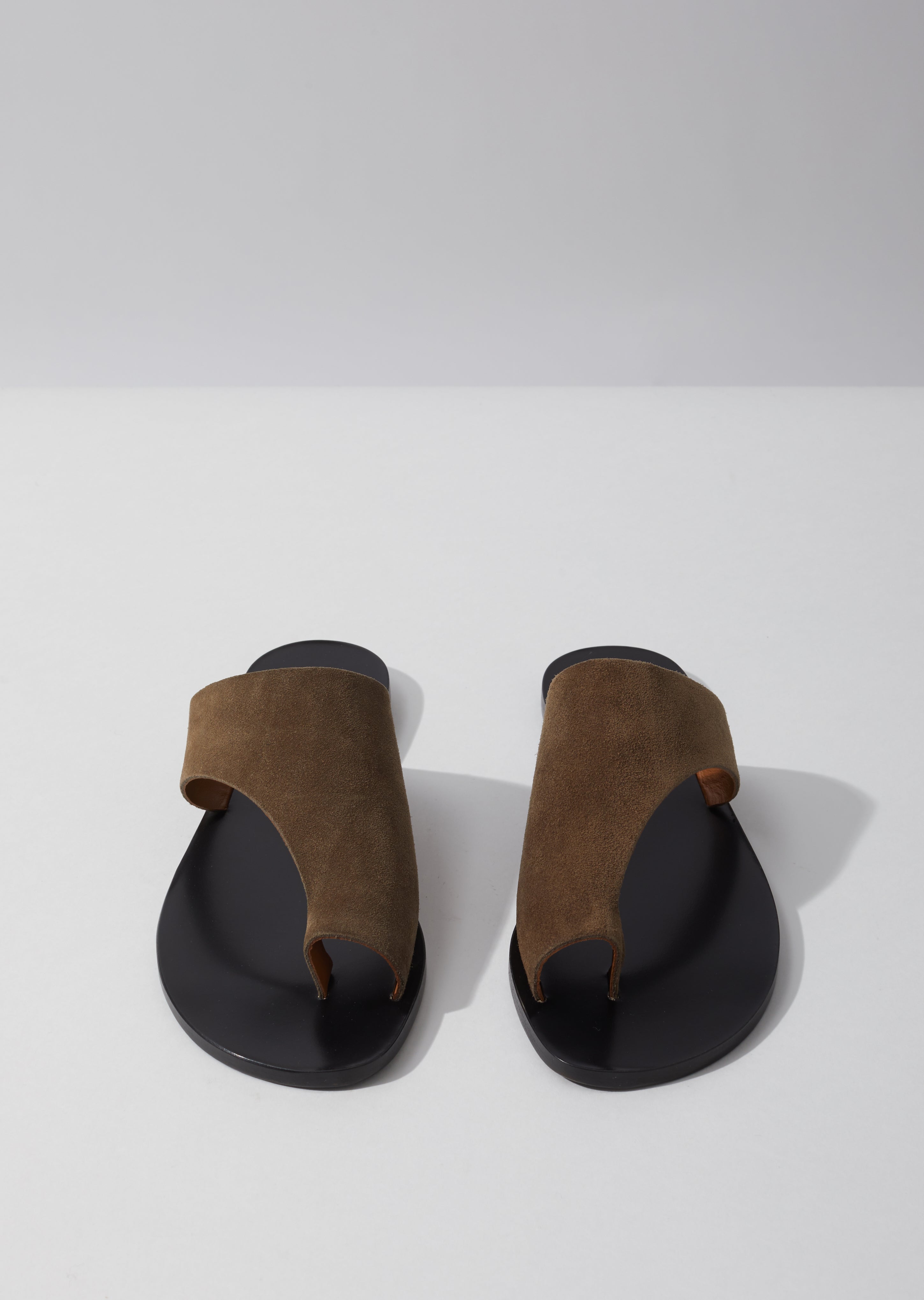 Rosa Suede Cutout Sandals – La Garçonne