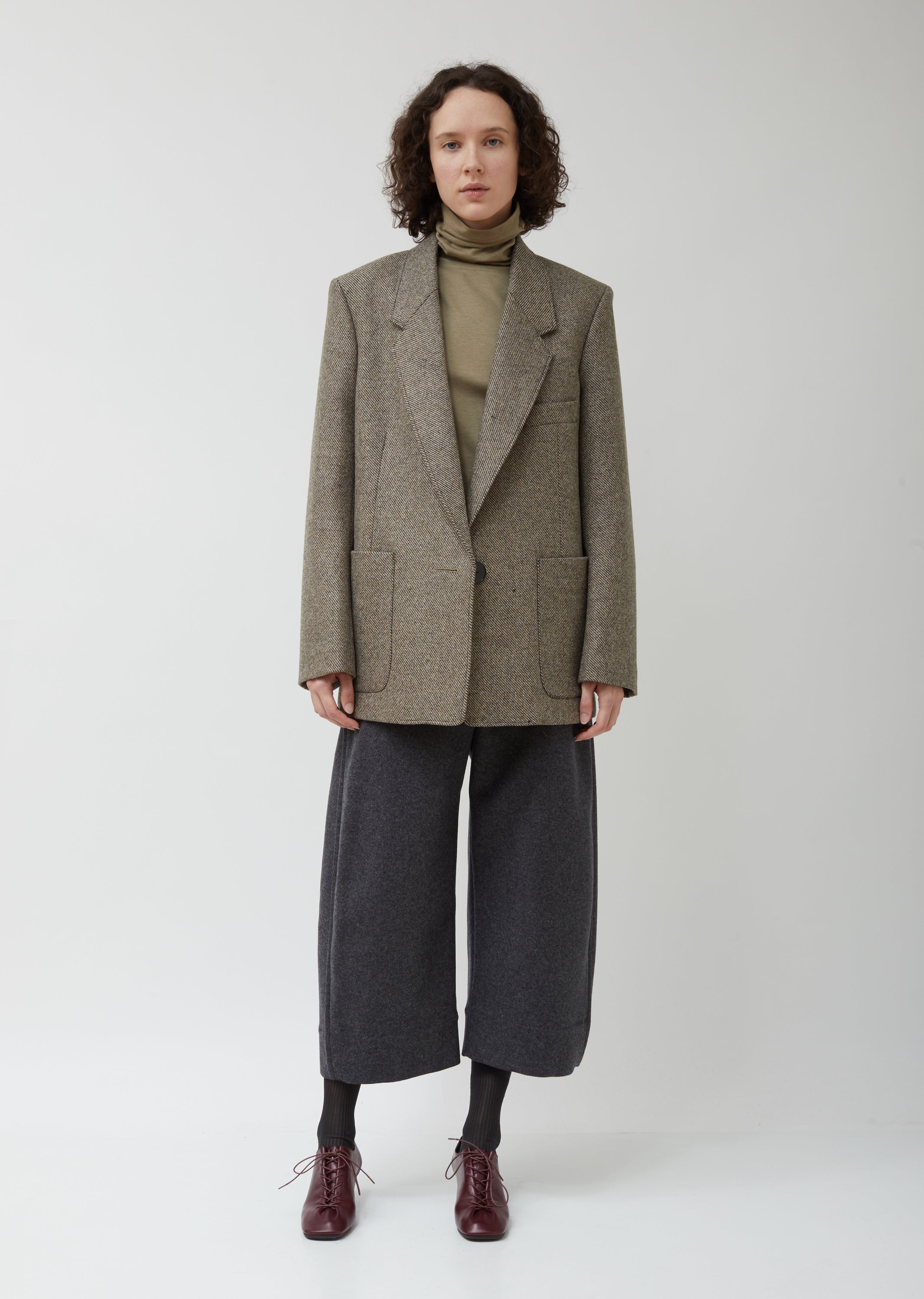 Single Breasted Wool Suit Jacket – La Garçonne
