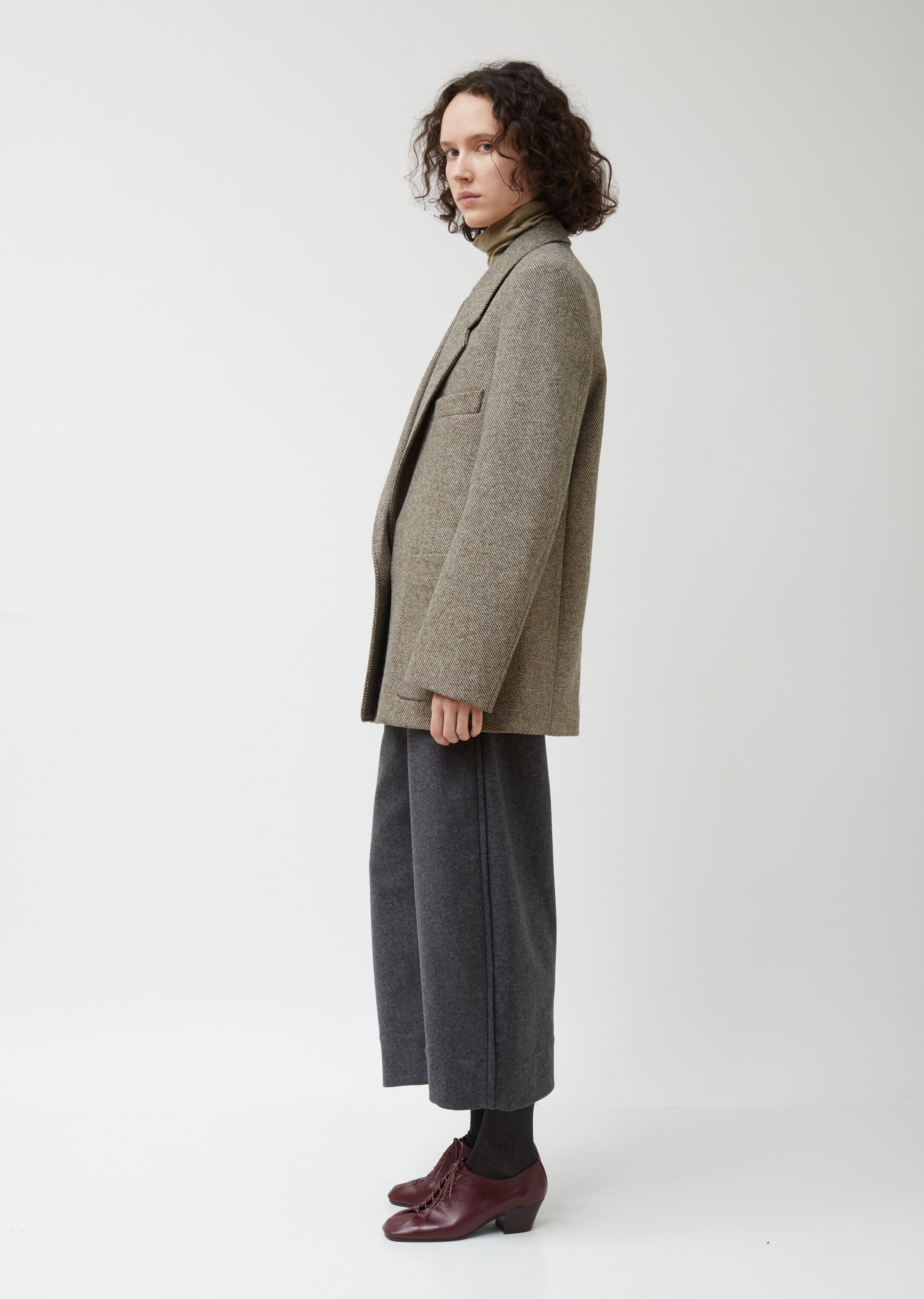 Single Breasted Wool Suit Jacket – La Garçonne
