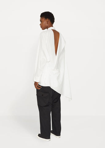 Open Drape Shirt by Yohji Yamamoto - La Garçonne