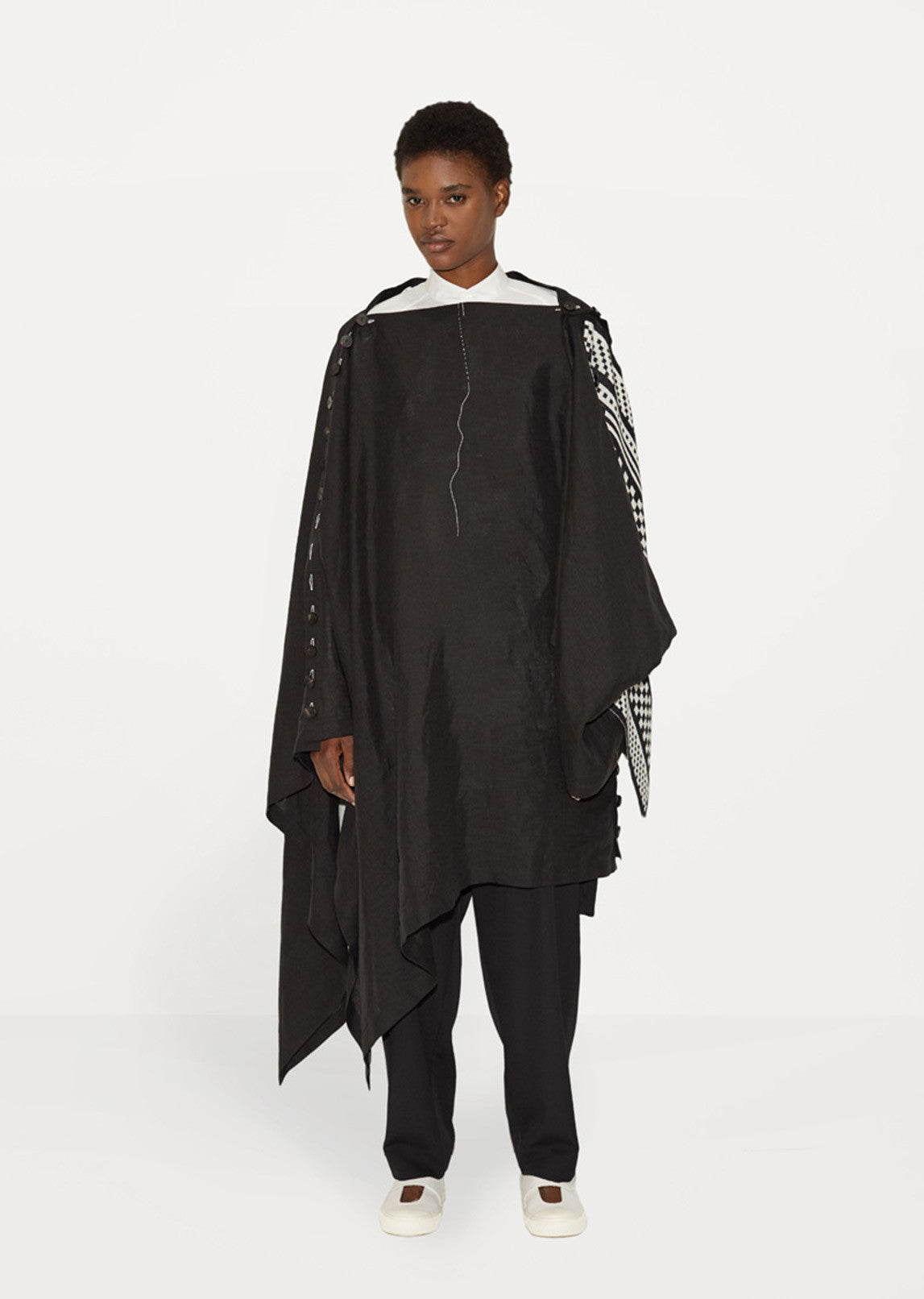 Poncho Dress by Yohji Yamamoto - La Garçonne