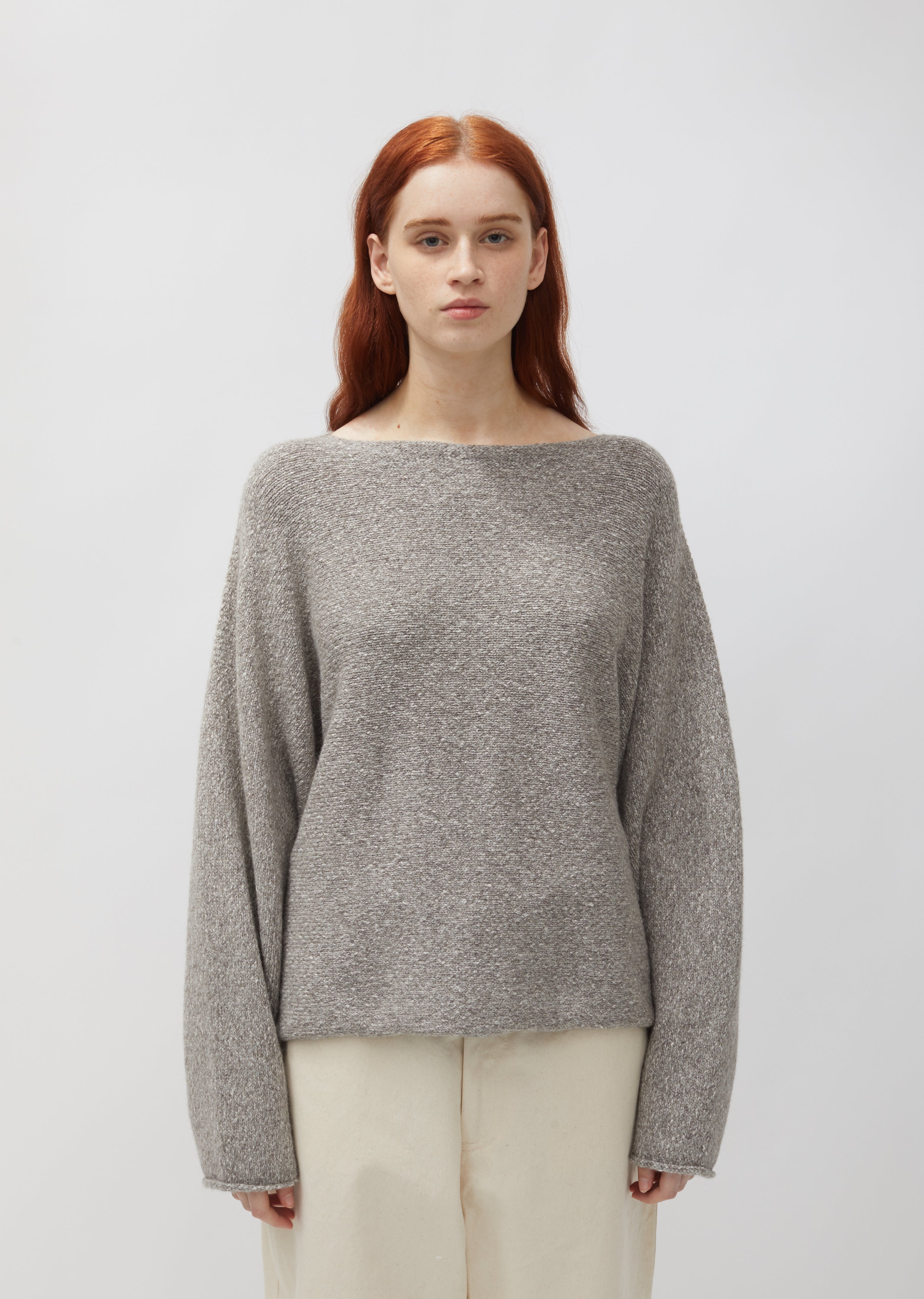 爆売りセール開催中！】 Wool Cotton melange dolman sweater