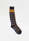 Pop Gingham Silk Socks