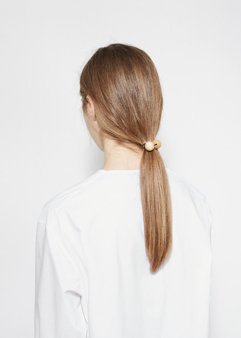 Wood Hair Tie by Saskia Diez - La GarÁonne – La Garçonne