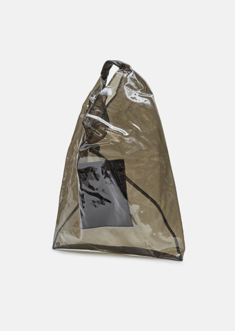 Transparent PVC Triangle Tote by MM6 Maison Margiela- La Garçonne