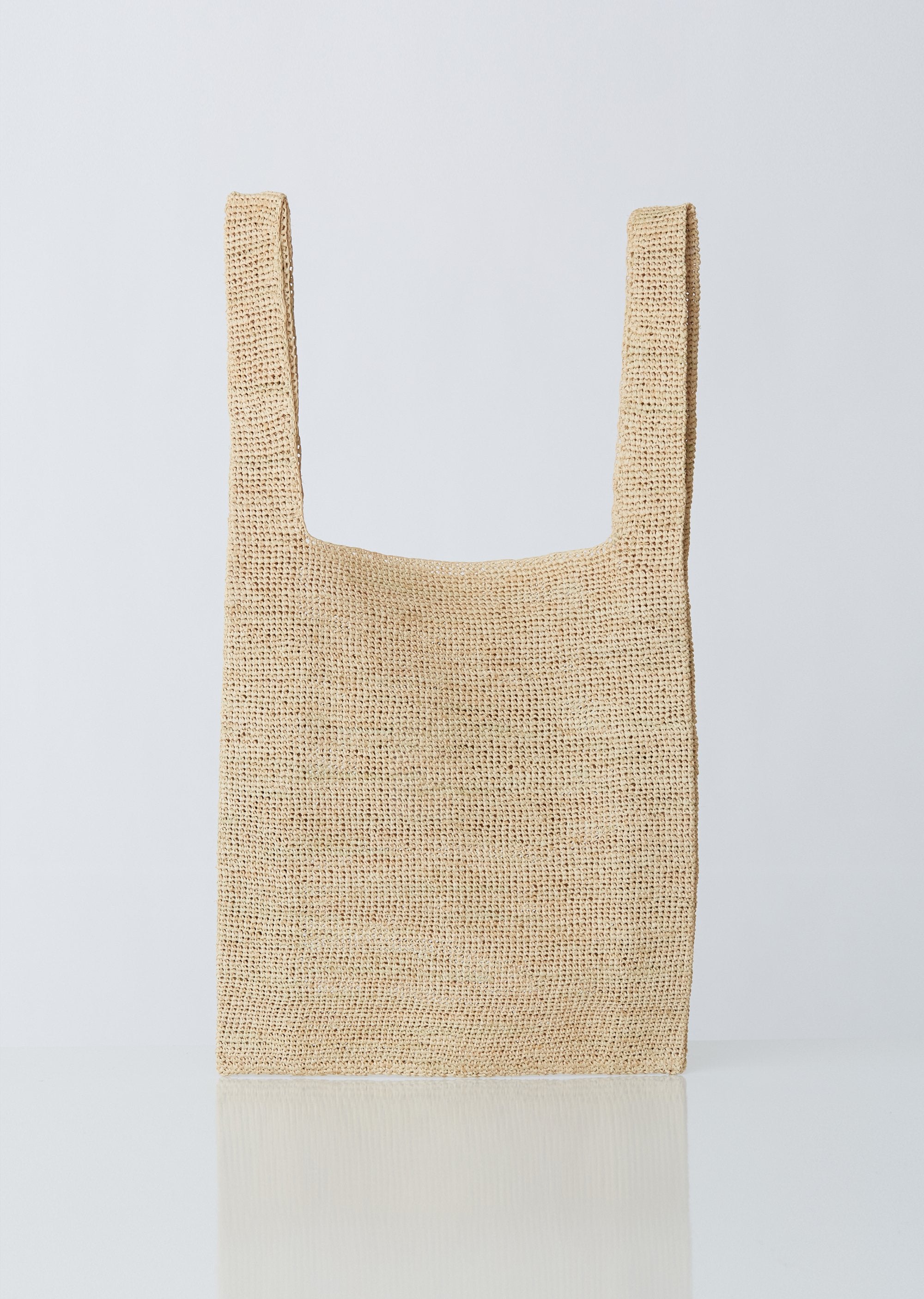 seya. RAFFIA SHOPPING BAG