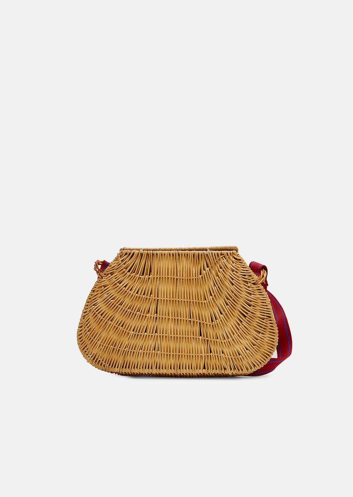 Braided Rattan Bag by Sofie D'Hoore- La Garçonne