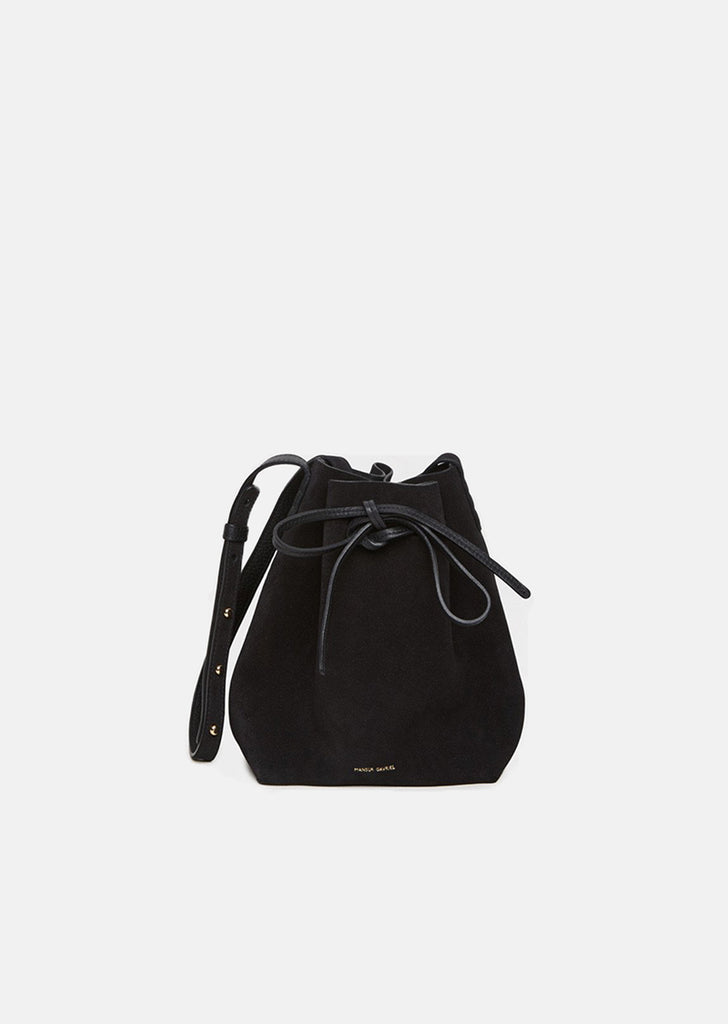 Suede Mini Bucket Bag