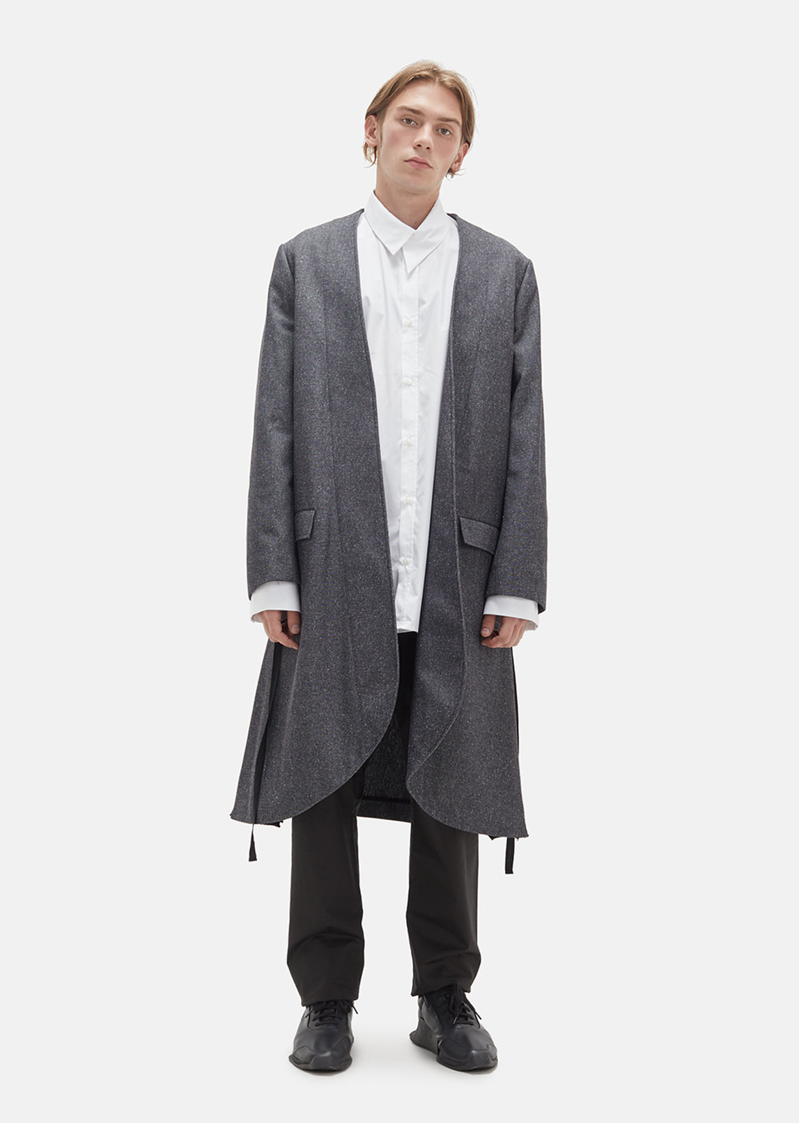 Cotton Tweed Overcoat by Aganovich- La Garçonne