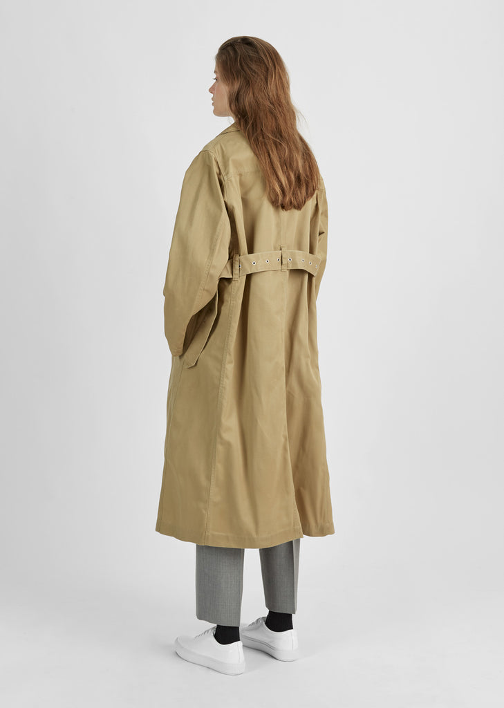 Fawn Cotton Trench Coat by Isabel Marant- La Garçonne