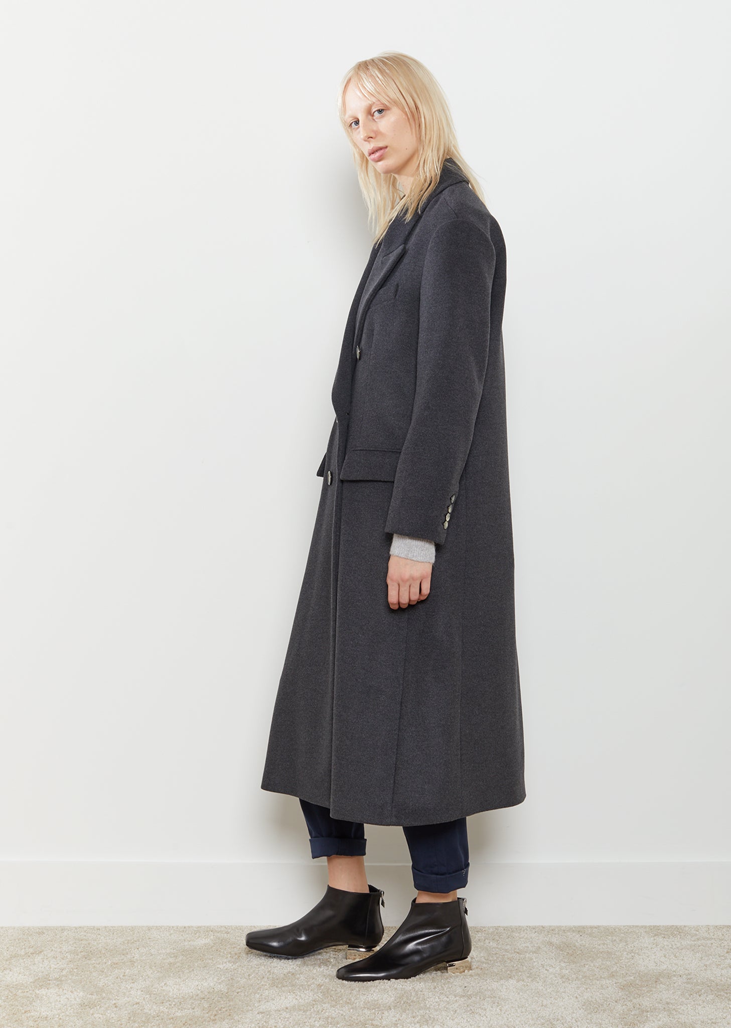 Dajo Double Breasted Wool Coat by Isabel Marant- La Garçonne