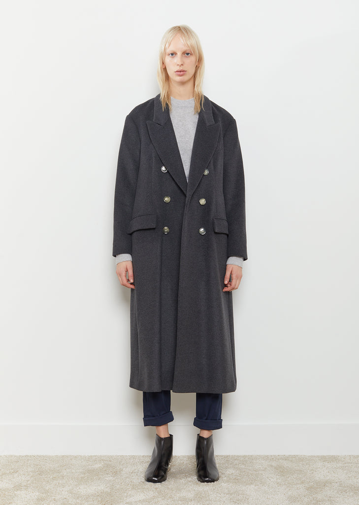 Dajo Double Breasted Wool Coat by Isabel Marant- La Garçonne