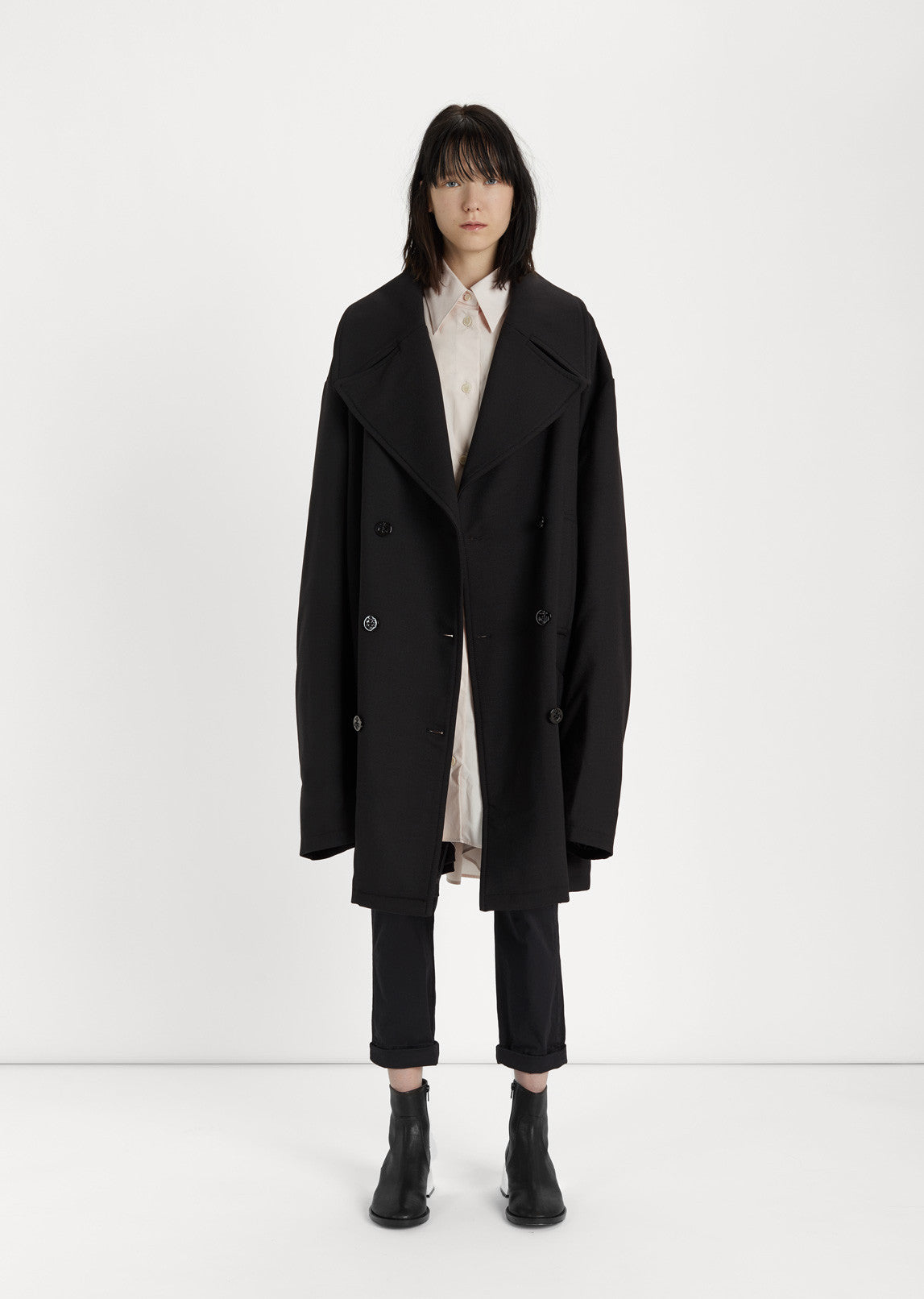 Bonded Wool Coat by MM6 Maison Margiela - La Garçonne