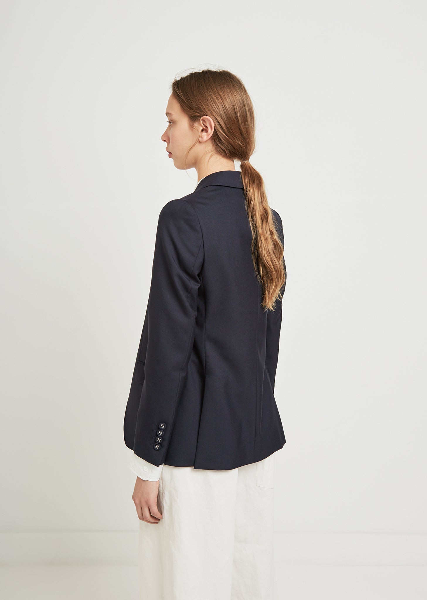 Vanessa Fresco Wool Blazer by Officine Générale - La Garçonne