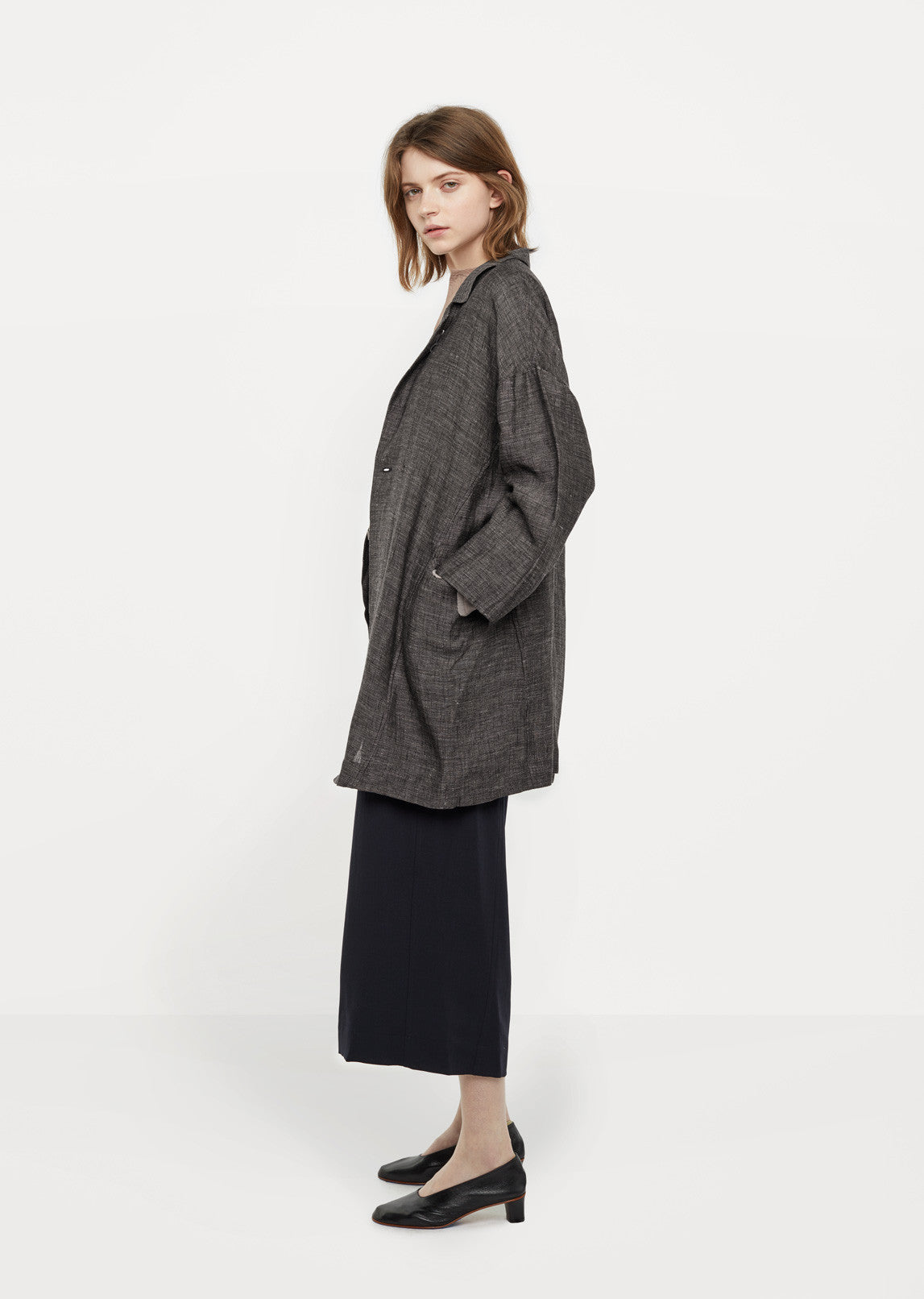 Linen Coat by Pas de Calais - La Garçonne