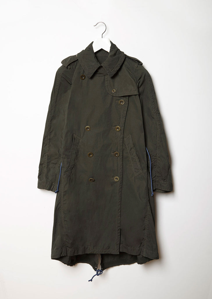 Overdyed Trench Coat by Sacai - La Garçonne