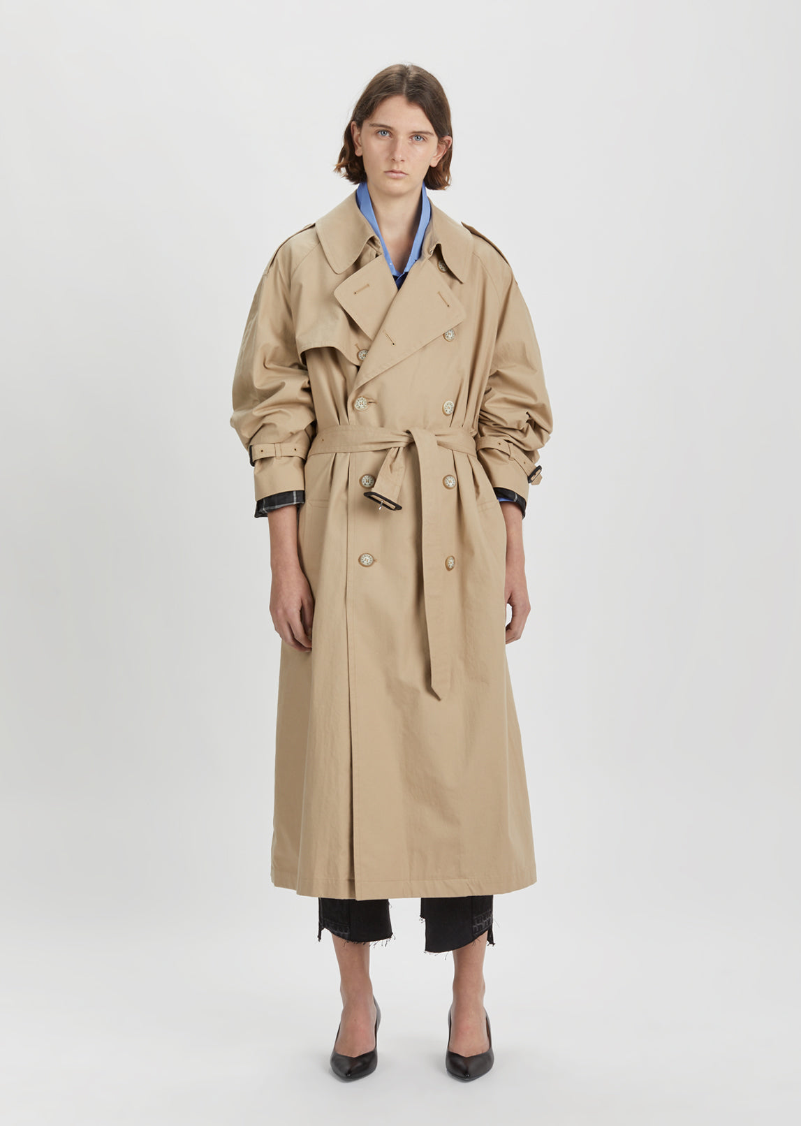 X Mackintosh Open Back Trench Coat by Vetements - La Garçonne