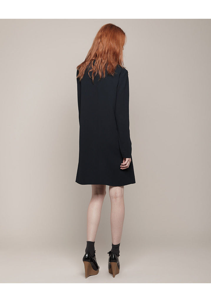 Draped Crepe Dress – La Garçonne