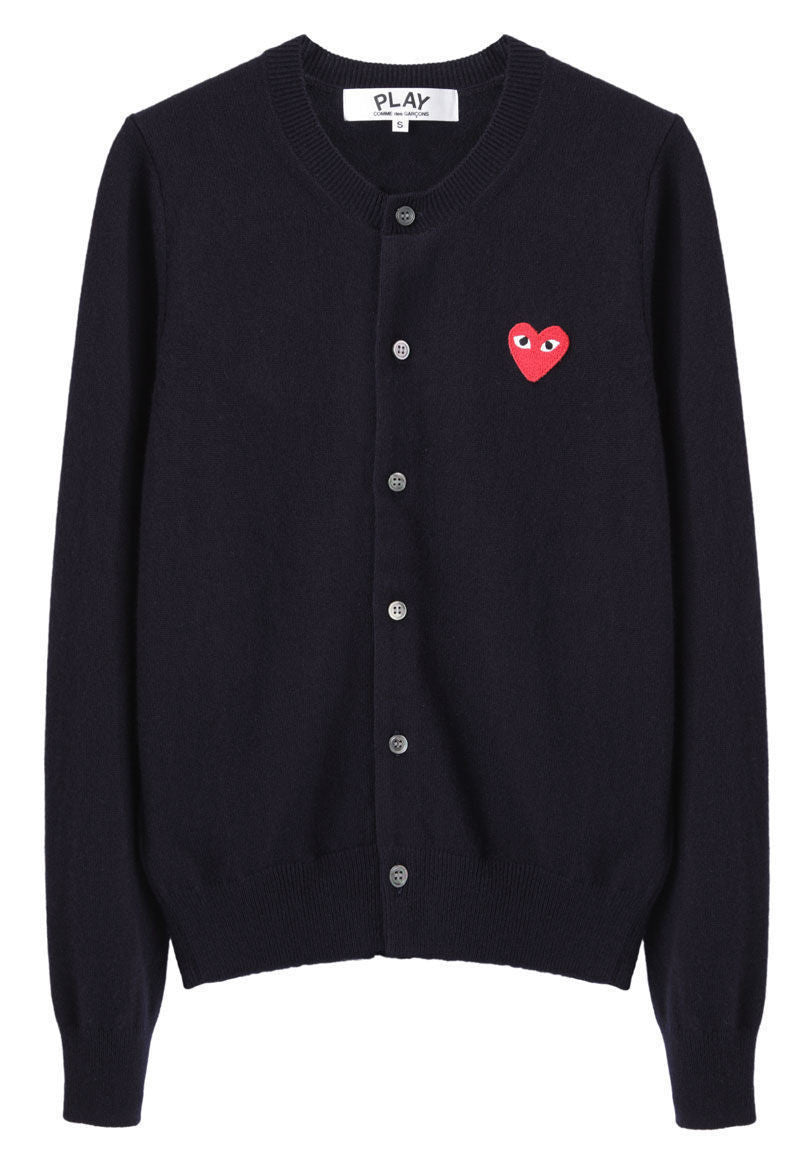 Red Emblem Cardigan – La Garçonne