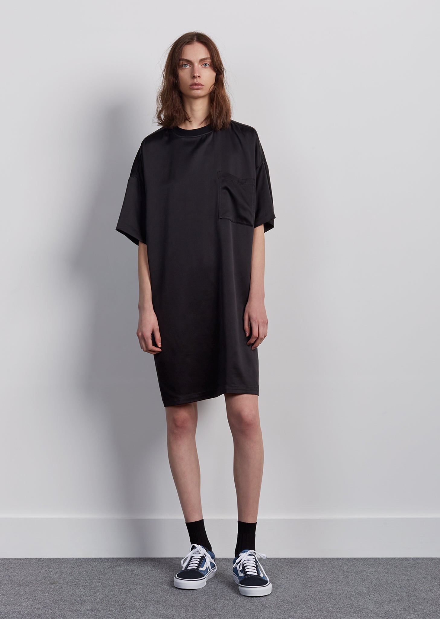 silk tee dress