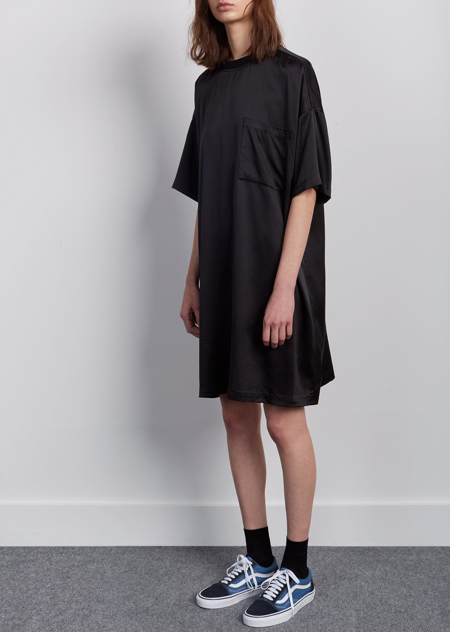 silk tee dress