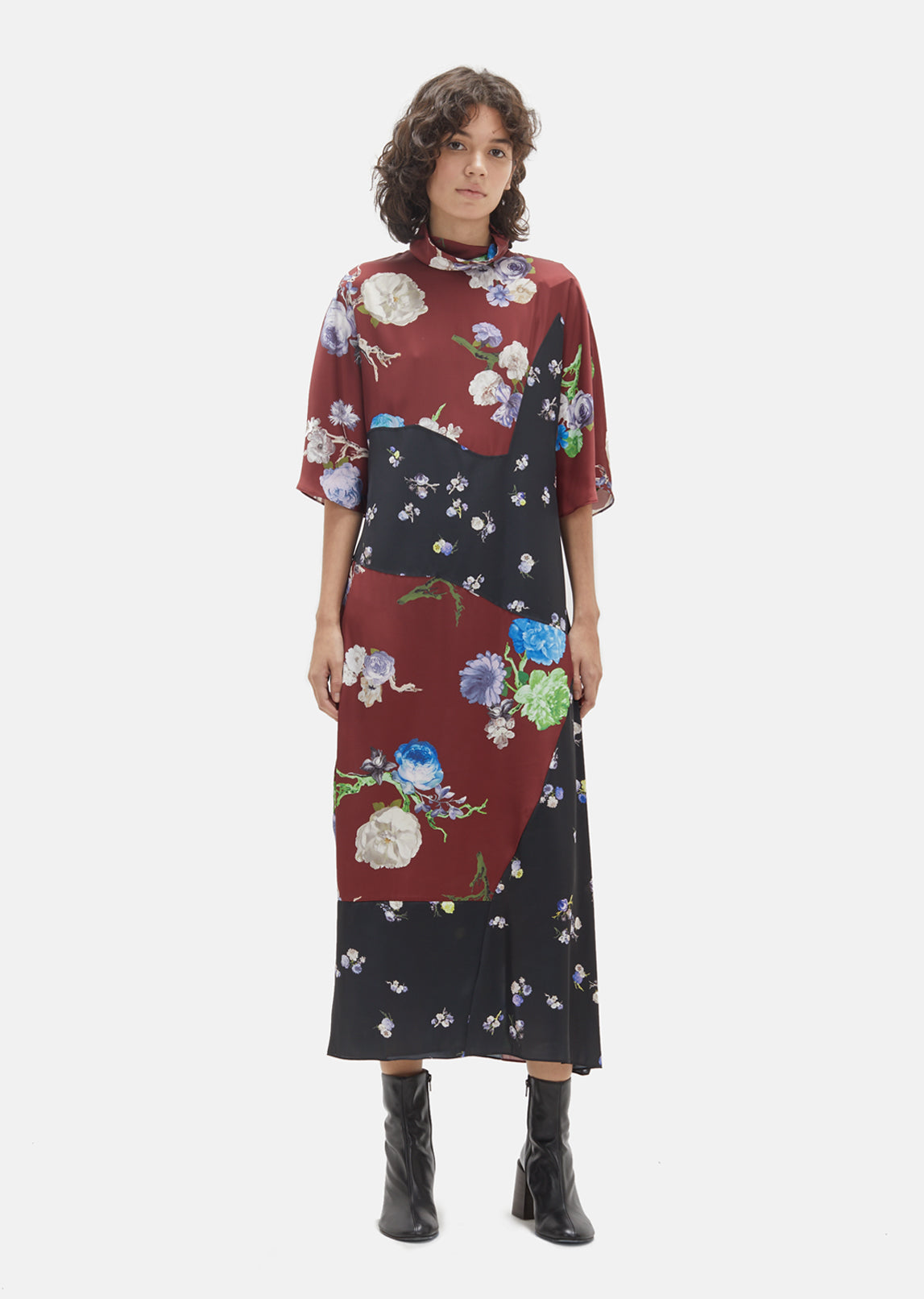 Dilona Flower Print Dress by Acne Studios- La Garçonne