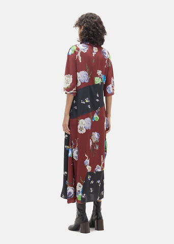 Dilona Flower Print Dress by Acne Studios- La Garçonne