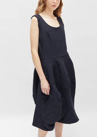 Double Cloth Serge Dress by Comme des Garçons- La Garçonne