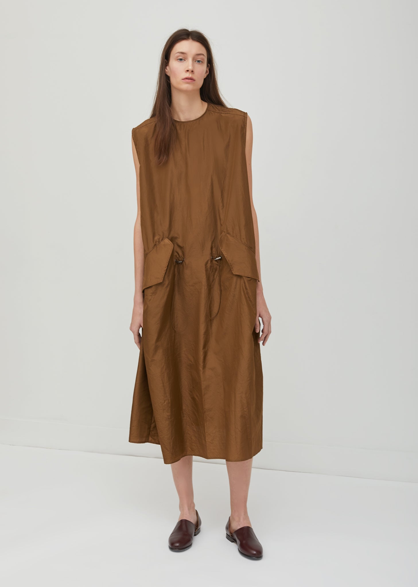 Washed Taffeta Parka Dress by Dušan- La Garçonne