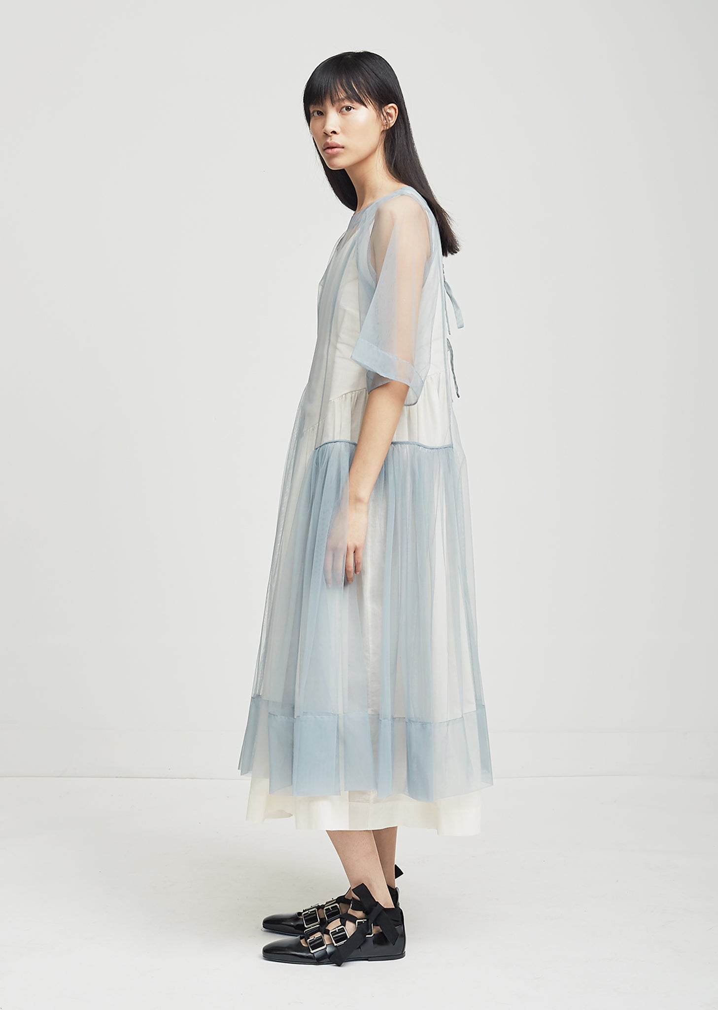 Rebecca Soft Tulle Dress by Molly Goddard- La Garçonne