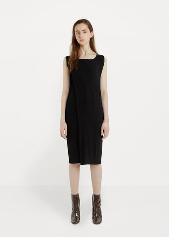 Tuck Pleats Solid Dress by Issey Miyake - La Garçonne