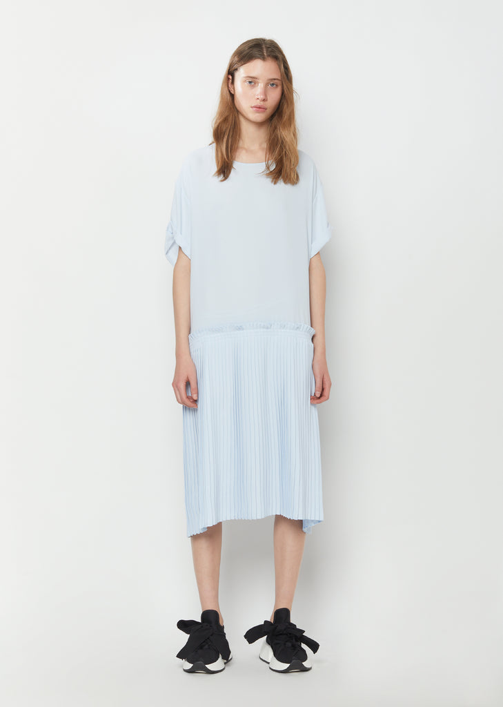 Fluid Pleated Dress by MM6 Maison Margiela- La Garçonne