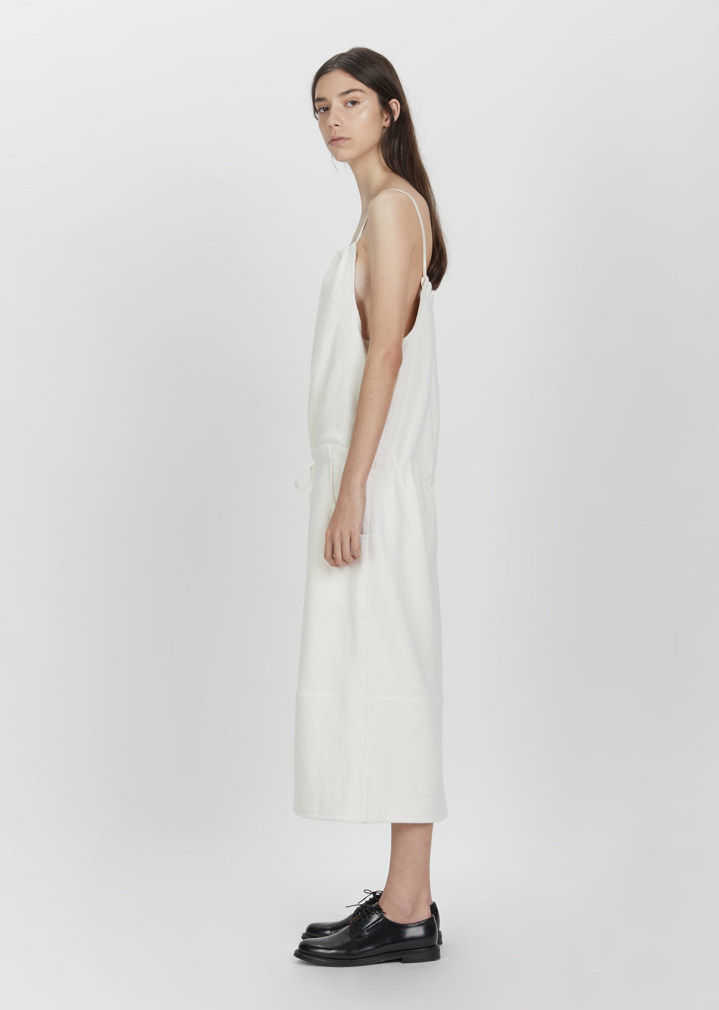 Curved Slit Dress by Phoebe English- La Garçonne