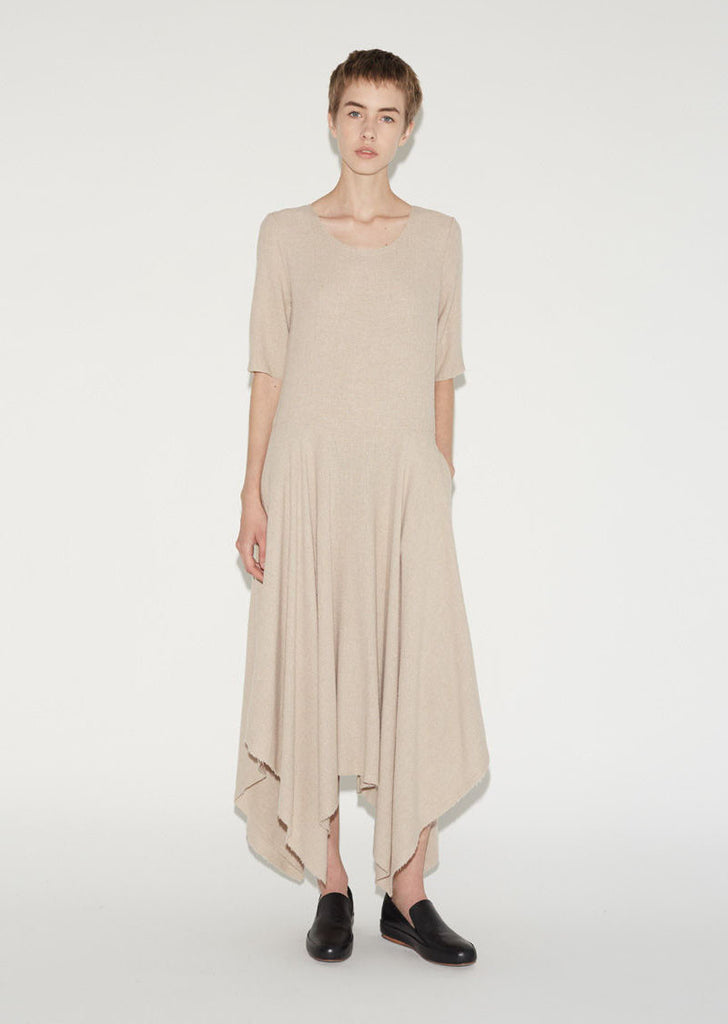 Handkerchief Maxi Dress by Raquel Allegra - La Garçonne